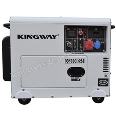 China O gerador silencioso de Kingway 8KVA ajustou o ar de refrigeração acampando à venda