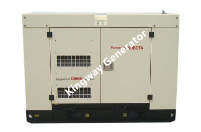 Chine Kubota 20KVA Diesel Generator Set Silent Type 3 Phase 50HZ à vendre