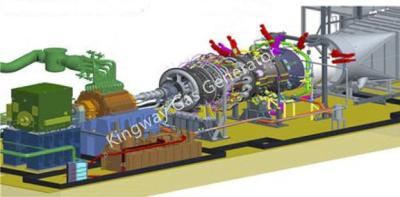 China Kingway 25MW Gas Steam Turbine Generator Set For Telecommunication for sale