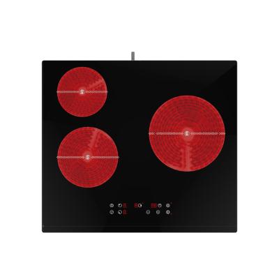 China Flat Touch Control Electric Hob ,  Ceramic 3 Zone Hob Countertop for sale