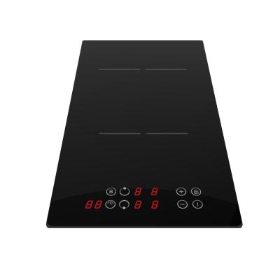 China Kitchen Use Double Induction Hob Cooker 3500W With Touch Controls for sale