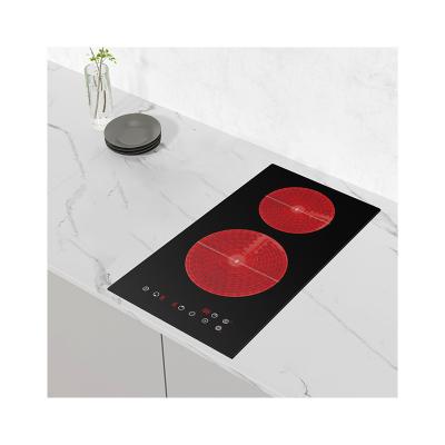 China Embedded Electric Dual Built In Ceramic Hob Stove Infrared Induction Cooker for sale