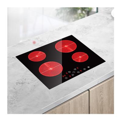 China High Performance 4 Plate Touch Stove , Hidden Induction Stove Top 6000W for sale