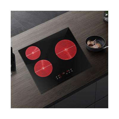 China Embedded 3 Burner Ceramic Cooktop , Compact Induction Hob 4200 Watt for sale