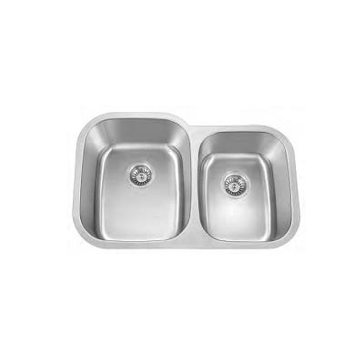 China Metal Sus 304 Kitchen Sink , Handmade Stainless Steel Kitchen Sink With Strainer for sale