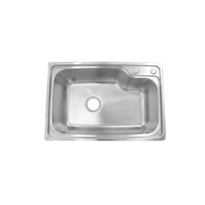 China Ledge Above Counter Stainless Steel Sink , 304 Stainless Steel Hand Wash Basin for sale