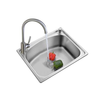 China Single Bowl Small 304 Stainless Steel Kitchen Sink Rectangular for sale