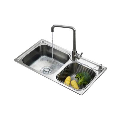 China Drop In Top Mount Composite Kitchen Sinks ,  Washing Quartz Resin Sink for sale