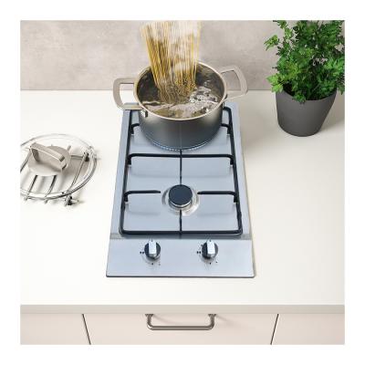 China High Efficiency SS 2 Burner Built In Hob Cooking Appliances Attractive 2 Burner Gas Stove for sale