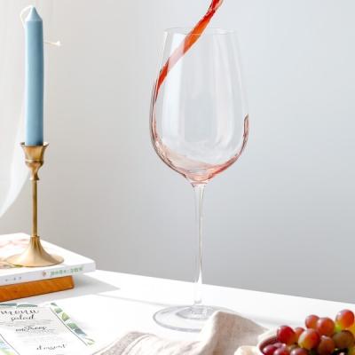 China 940ml Clear Crystal Long Stem Wine Glasses Lead Free 33 Oz Oversize Hand Blown for sale