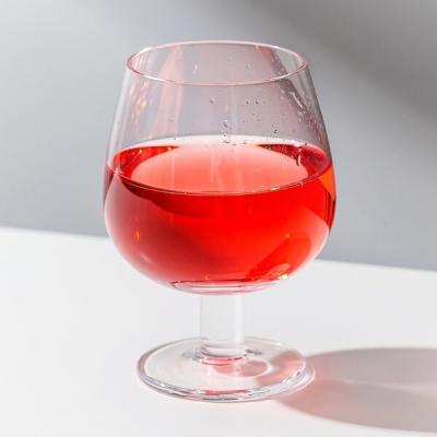 China 6 het ons Brandy Snifter Glasses 180ml overhandigt Opgeblazen Wijnvliegtuig het Drinken Glazen Te koop