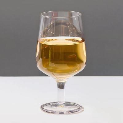 中国 航空ガラス飲むゴブレット5つのOzの無鉛口の膨らんだ飛行機のワイン グラス 販売のため