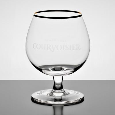 中国 2.35inch Glass Drinking Goblets 16 Ounces Cognac Glasses Crystal Lead Free 販売のため