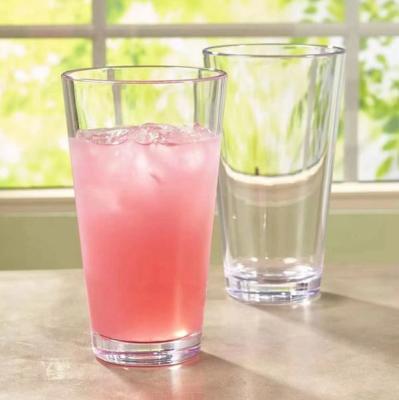 China Highball Custom Printed Pint Glasses Lead Free 490ml Everyday Drinking Glasses for sale