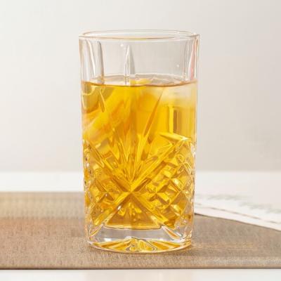 Chine 35CL coupe inférieure lourde Crystal Old Fashioned Glasses Tumblers 12,3 onces à vendre