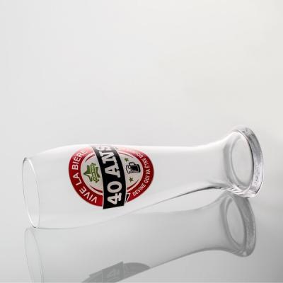 중국 700ml 24.5 Ounce  Printed Beer Glasses Large Pilsner Glass Old Fashioned 판매용