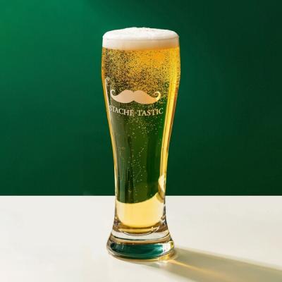 China Boca clara alta hecha a mano 510ml de los vidrios de cerveza de 18Oz Pilsner soplada modificada para requisitos particulares en venta