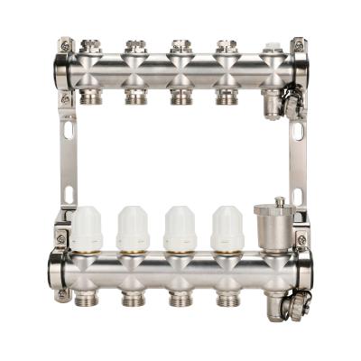 China Online Technical Support for DR-1312 Hvac Stainless Steel Underfloor Heating Manifold for sale