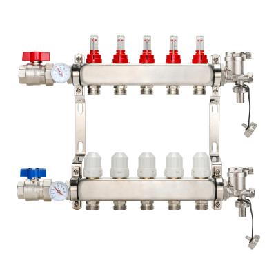 China DR-1201A Stainless Steel Ss Manifold Manifolds Perfect for Underfloor Radiant Heating for sale