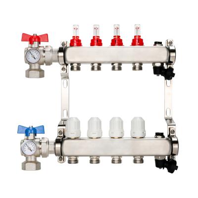 China DR-1221 SS304 Underfloor Heating Manifold Kit for Modern Style Radiant Heating System for sale