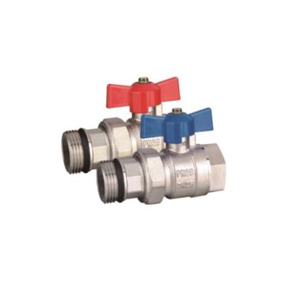China DR-3105 Straight Ball Valve Brass for sale