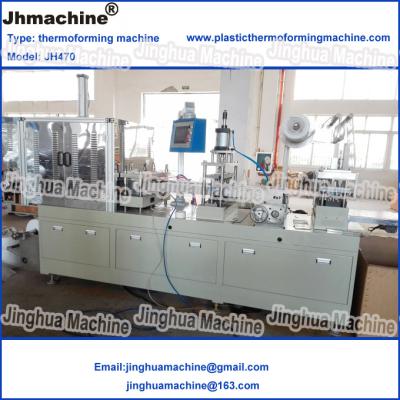 China Polypropylene Thermoforming Machine Within Auto Cutting and Stacking Device for sale