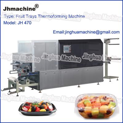 China Automatic four station thermoforming machine for Egg trays, Lunch box for sale
