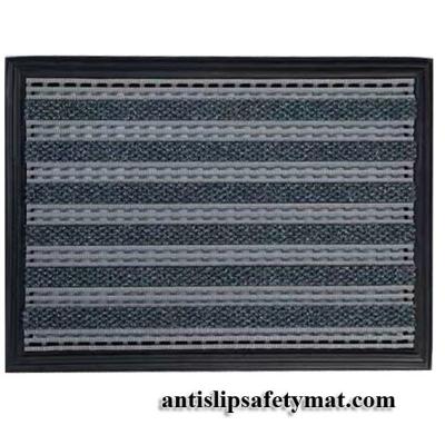 China Open Grid PVC Vinyl Entrance Mat Carpet Infill 13mm Thickness for sale