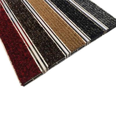 China Aluminum Barrier Matting Outdoor Recessed Door Mat In Carpet for sale