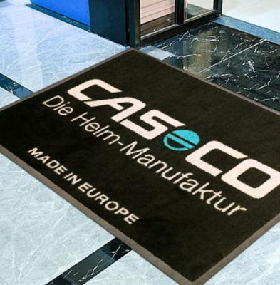 China 9.0mm Custom Logo Mats Personalized Nylon Welcome Mats For Business for sale