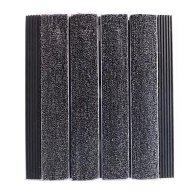 China 20mm Rubber Matting Aluminum Entrance Mat Anti Slip Safety Mat Dust Control for sale