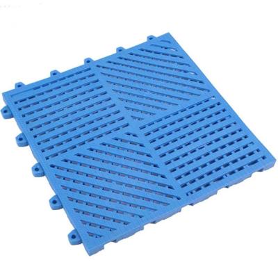 China E Friendly PVC Interlocking Floor Tiles Anti Slip PVC Floor Mat 25*25 for sale