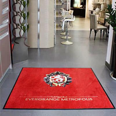 China Nylon Printed Commercial Entrance Mats Welcome Home Floor Mat 83*150cm for sale
