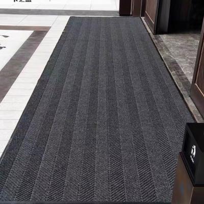 China PPT negros ACARICIAN el piso comercial Mats That Hold Water de las esteras el 180x1800cm de la entrada en venta
