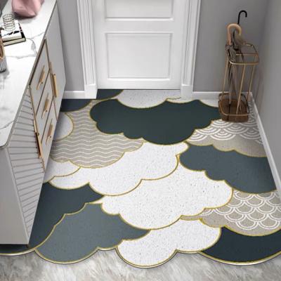 China Personalised Printed PVC Loop House Entrance Mats 10MM Vinyl for sale