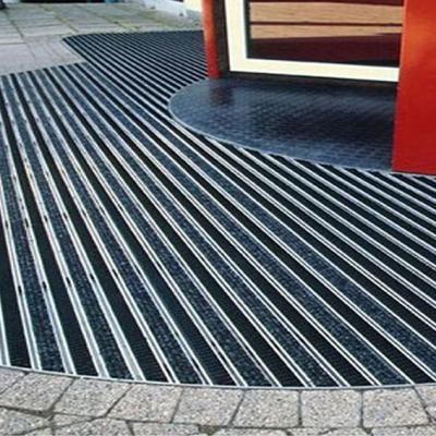 China 20 Millimeter-Tiefen-Werbungs-Aluminiumeingang Mat Rubber Entrance Floor Mats zu verkaufen