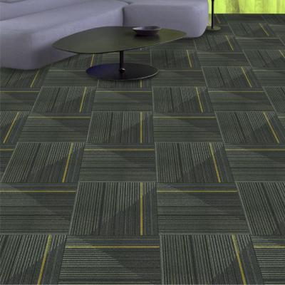China Commercial Modular Nylon Square Carpet Tiles Heavy Duty Floor Covering for sale