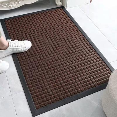 China Rubber Backing Commercial Entrance Mats Water Hold Dust Control Mat 60cmx90cm for sale