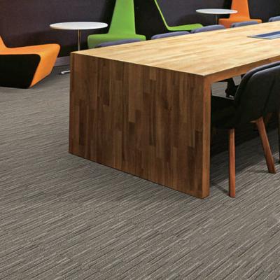 China 50x50CM Removable Carpet Tiles PVC Backing Polypropylene Carpet Tiles for sale