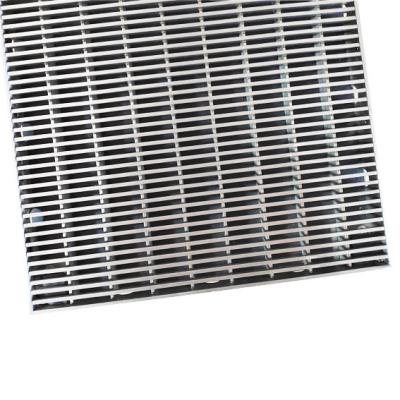 China Stainless Steel 304 Anti Slip Safety Mat Entrance Floor Grilles Grates for sale