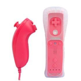 China Movimiento rosado de Wii U del color más el regulador, regulador de Nunchuck para Nintendo Wii en venta