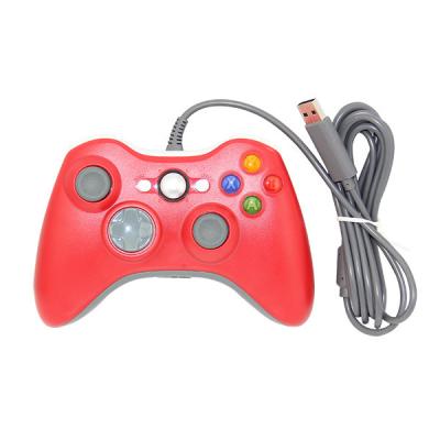 中国 USB Xbox 360のコントローラーのジョイスティック、ゲームパッド PCのためのJoypadのXbox 360によってワイヤーで縛られるコントローラー 販売のため