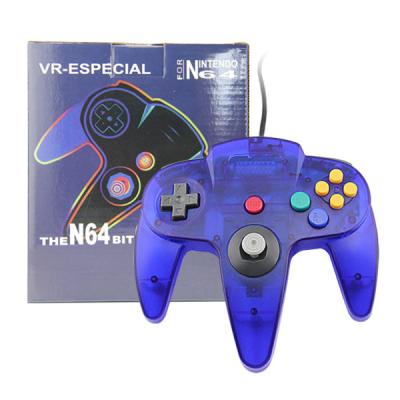 China ABS Plastic Nintendo 64 Clear Purple Controller , Nintendo 64 Game Controller for sale
