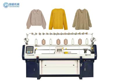 China Double System Automatic Sweater Knitting Machine With Comb en venta
