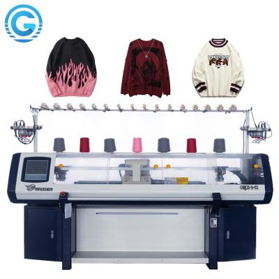 China Double System Knitting Machine Max.1.2m Computerized Sweater Knitting Machine for sale