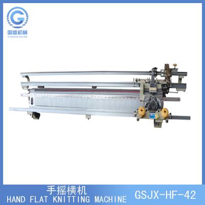 China Manual Hand Driven 16G Flat Knitting Machine for sale