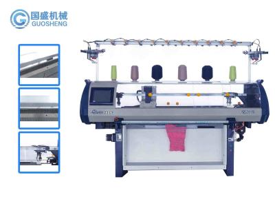 China Wool 10G School Sweater Flat Knitting Machine Sweater Maker Machine Single System for sale