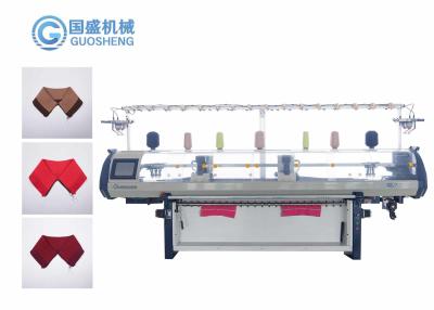 China Plain Collar Cuff Flat 12G Collar Knitting Machine Home Double Carriage for sale