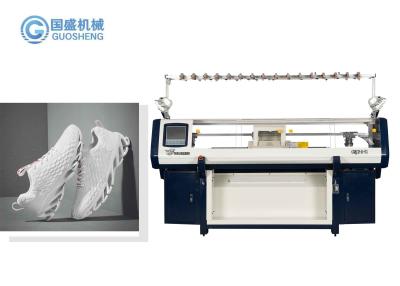 China Máquina do flyknit da máquina de confecção de malhas da parte superior de sapata de matéria têxtil do computador 3D do deslizador à venda