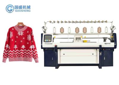 China Fully Jacquard Winter Sweater Flat Bed Knitting Machine Home 14 G for sale